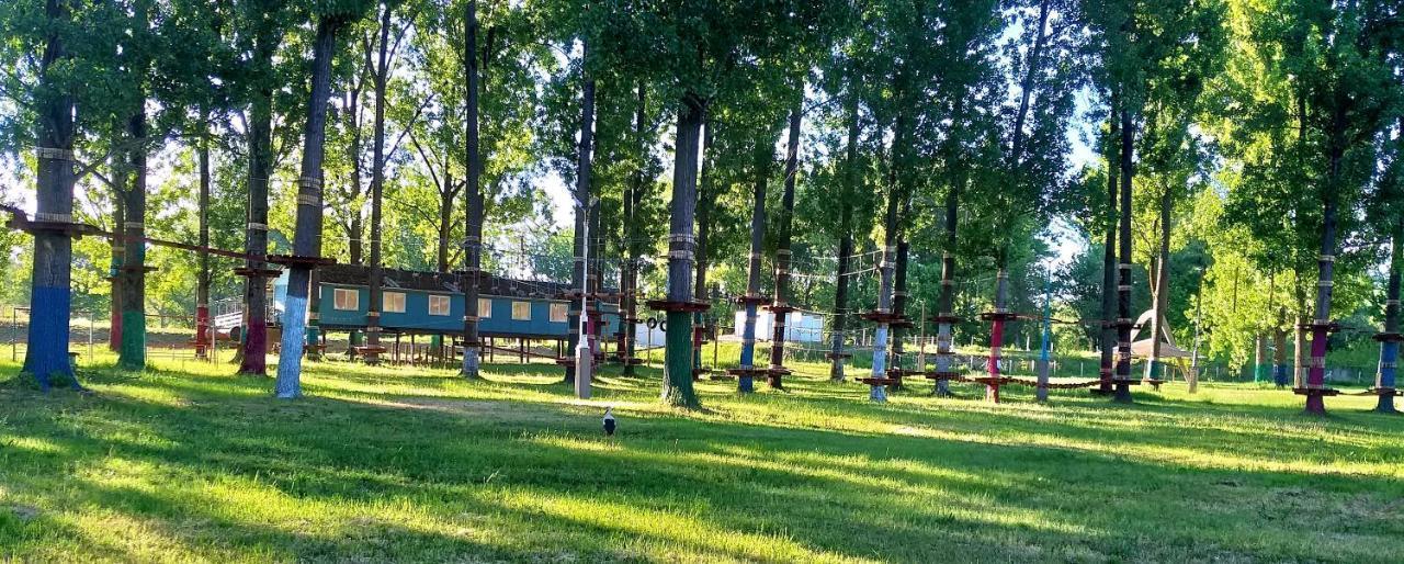 Hôtel Tisza Camping & Kalandpark Tokaj à Rakamaz Extérieur photo